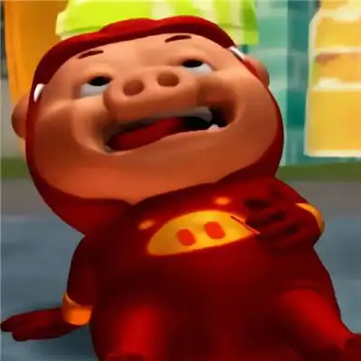 猪猪侠糊糊的唧唧爆表情包6767 非常符合本人当前精神状态