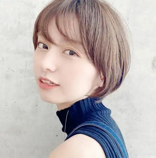 日系少女感短发|发型师|齐刘海|短发_新浪新闻