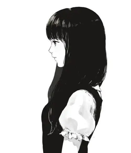 pixiv,插画,侧脸,漫步無題