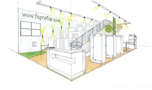 30个手绘展台集合