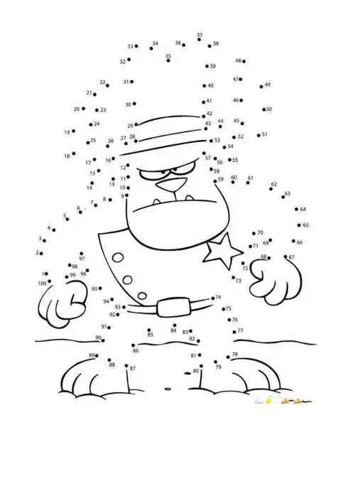 数字连线简笔画122页