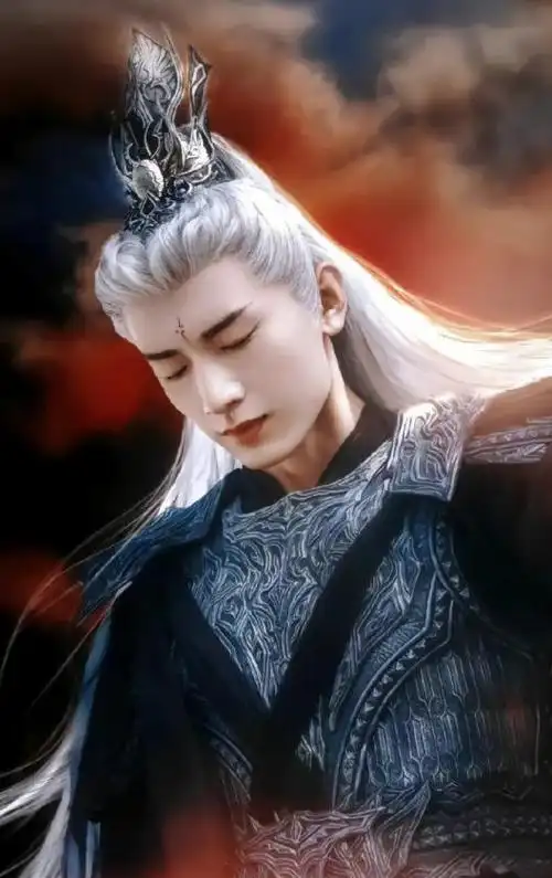 白发造型其实并不好驾驭,但是就有那么一些白发古装美男,真的是太让人