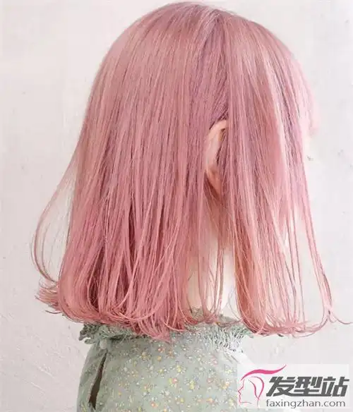 粉色发色适合什么发型 樱花粉少女粉短发
