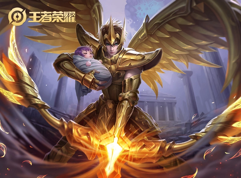 达摩黄金狮子座皮肤官方技能演示,真可谓"一路火花带闪电啊"