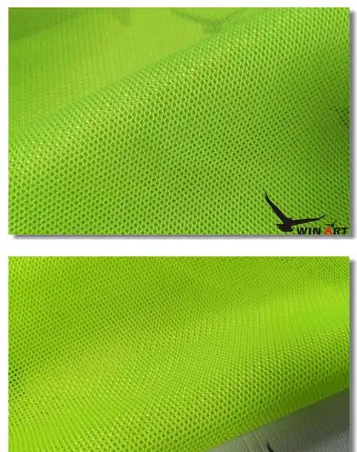 机车服夏季高强度网布赛车服骑行服面料荧光绿a35荧光黄上衣面料