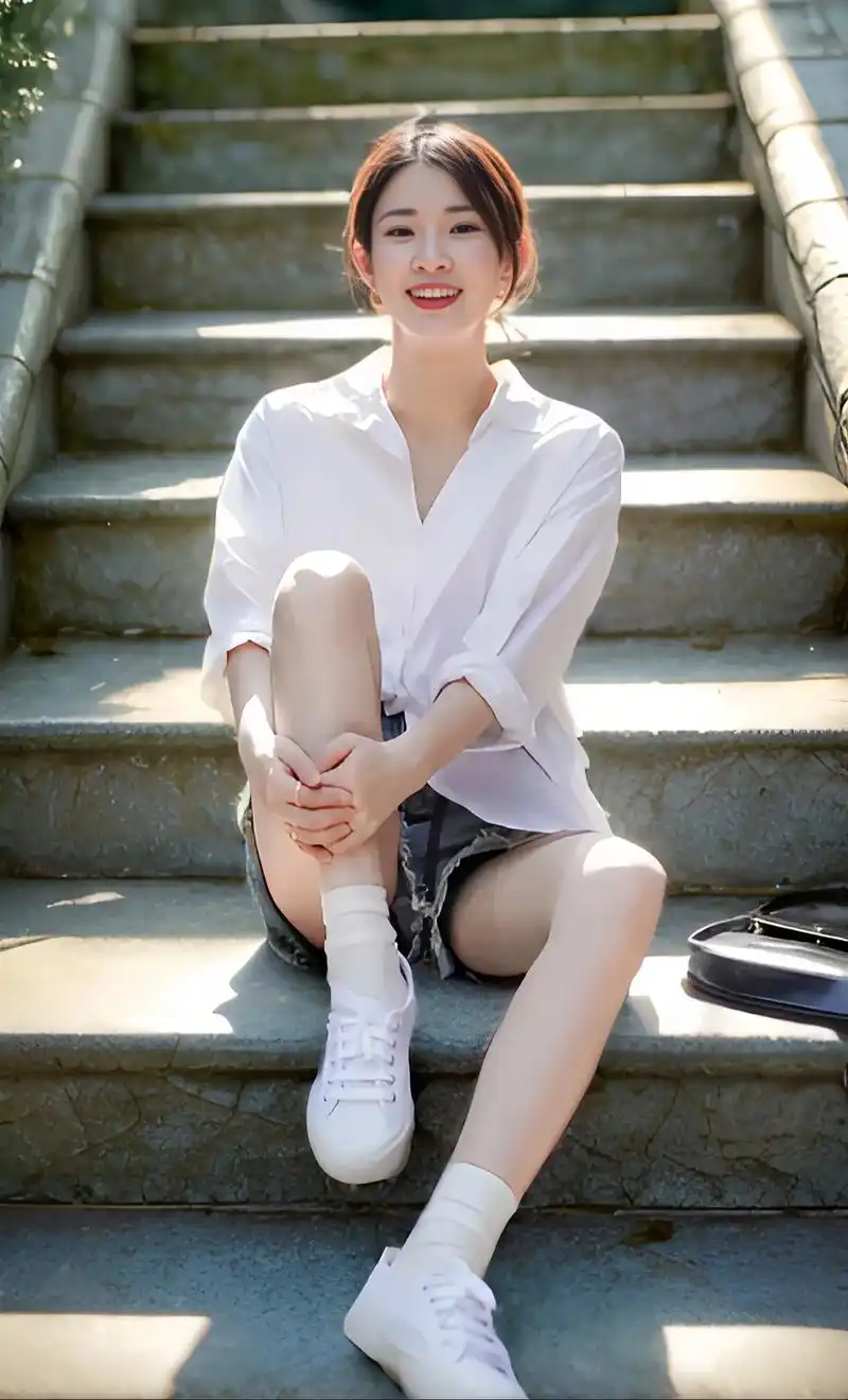 法式时尚别致白色衬衫!