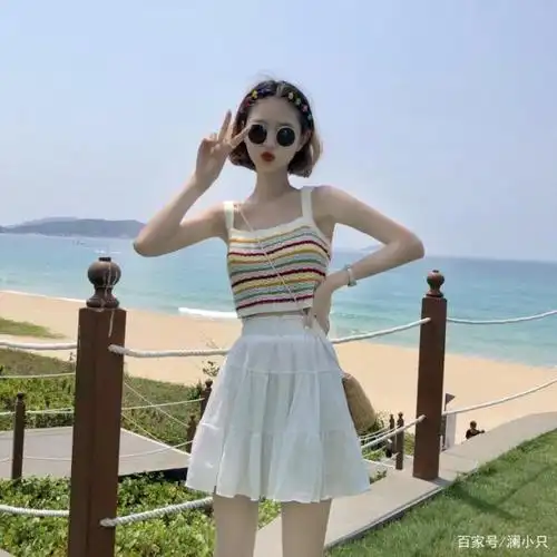 学生党的清新休闲穿搭 158小个子女孩的夏季百变搭配