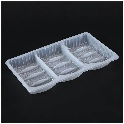 12格饼干托 食品塑料托 食品速冻水饺内托盒吸塑托盘 定制批发
