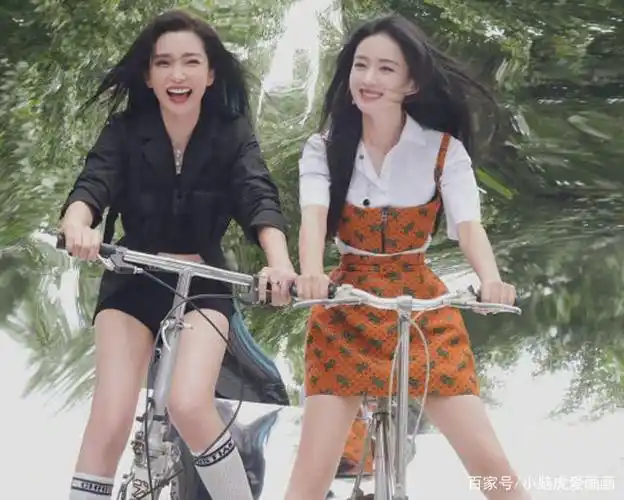 赵丽颖李冰冰双人青春感大片