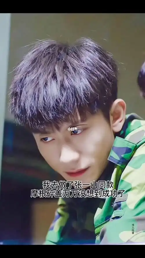 张一山同款摩根碎盖发型