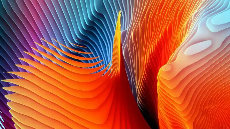 苹果macbook pro精美3d炫彩唯美高清桌面壁纸高清大图预览1920x1080