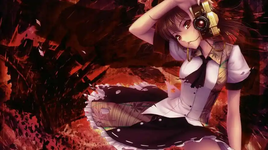 高清卡通图片可爱动漫女孩图集电脑桌面壁纸第一辑