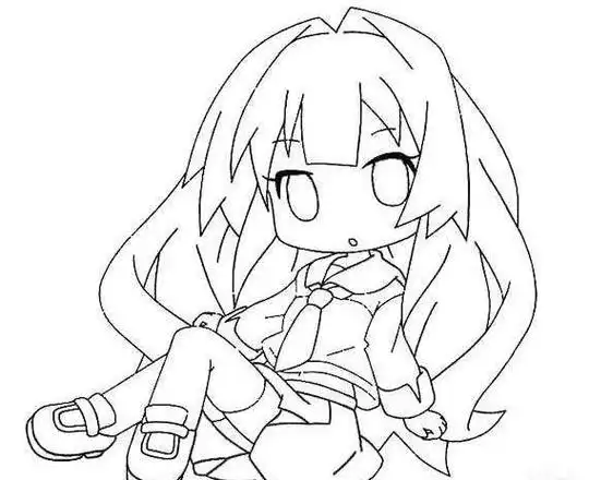 少女漫画人物简笔画先用铅笔画大概位置下笔画人物少女原创简笔画女孩