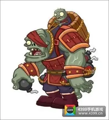 野巨人僵尸简笔画