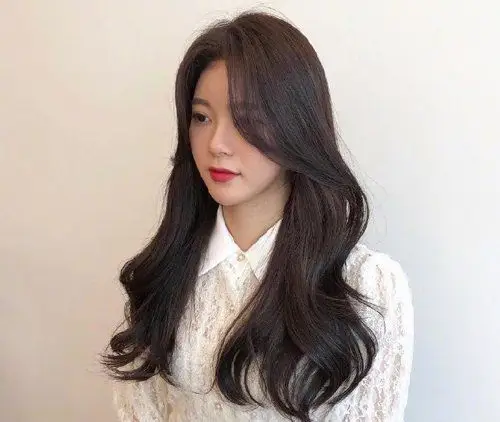 35岁女士长发往外烫卷成熟不显老中年女性热点韩式外卷长发造型