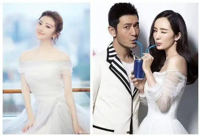 景甜颜值大跌你错了与杨幂同穿纱裙气质相差十万八千里