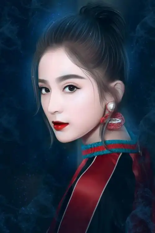 赵丽颖,迪迪热巴,刘亦菲,angelababy女明星手绘头像