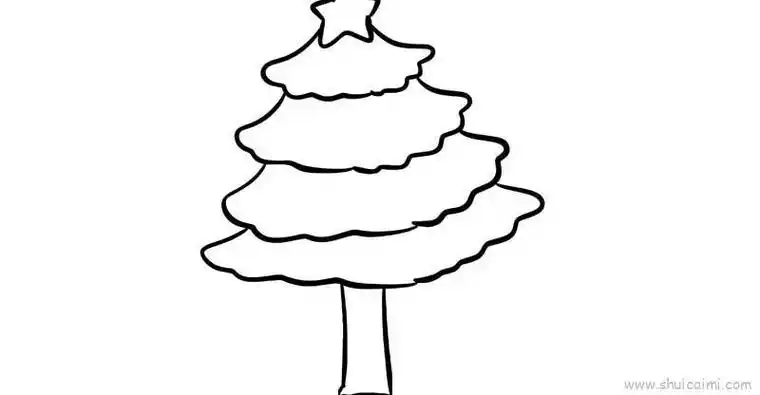 简笔画树一步一步教我