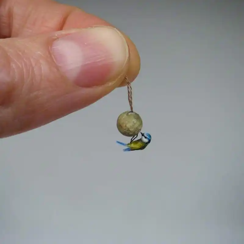 可爱的微雕艺术 #绘画欣赏