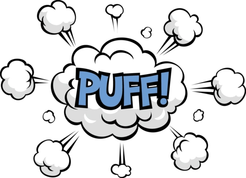 卡通英文气体特效图片