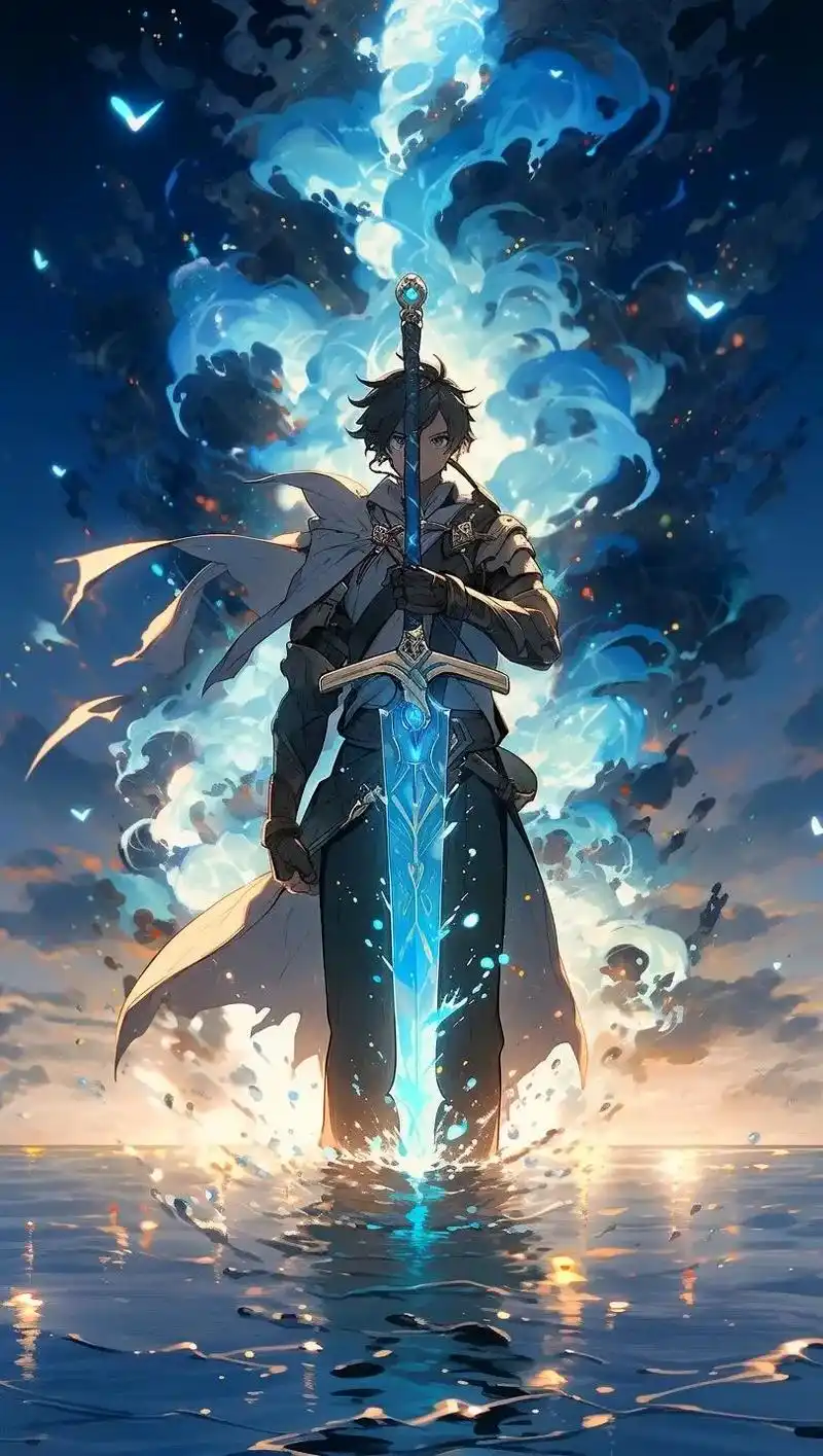 动漫魔幻主义壁纸.#壁纸 #二次元 #剑 #男生必看 - 抖音