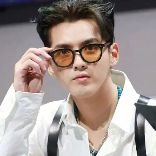 黄晓明g&m墨镜太阳眼镜同款黑框小红书lang明星男豆豆吴亦凡