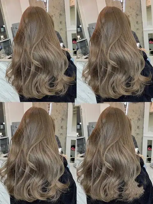 不需要漂色的发色亚麻冷棕