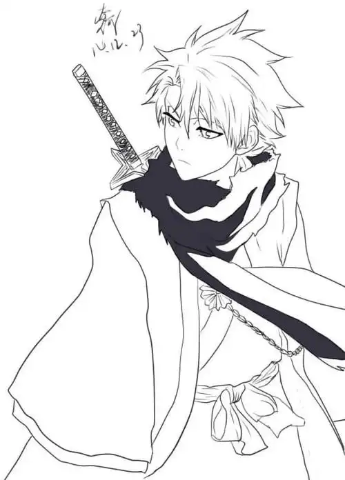 小白男神【自勾练习,侵删】