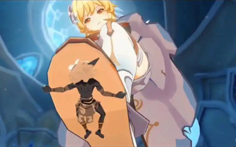 残忍的荧妹玩弄小丘丘人