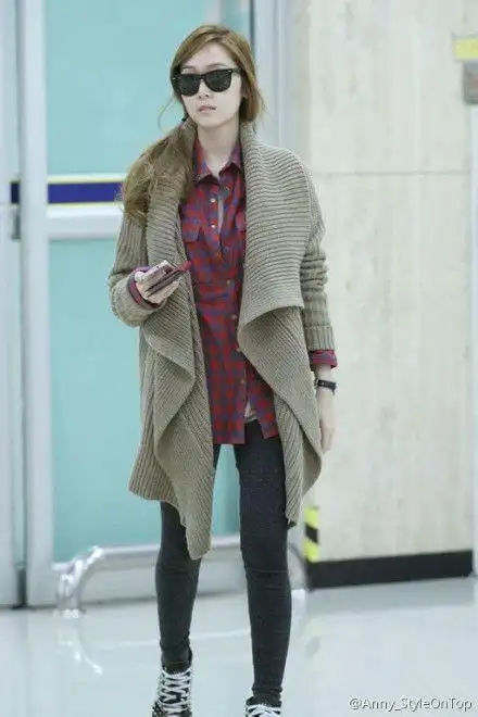 女装/搭配 韩国明星街拍