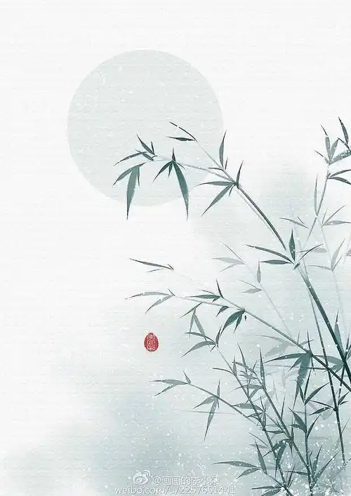 封面底图古风无人