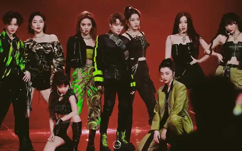 【the9】《not me》全员舞台固定机位多角度直拍|919百度好奇夜_哔哩