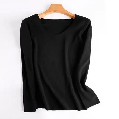 黑色s7095斤德绒自发热秋衣秋裤女保暖套装打底衫加绒加厚冬季