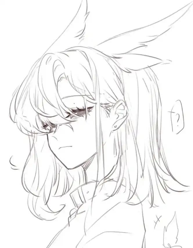 摸了一组线稿临摹上色吧