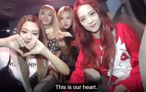 [blackpink][分享]170609 独特的比心方式 blackpink向你发射爱心请