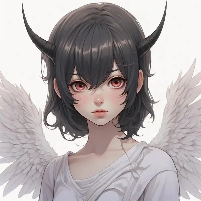 95 一半天使一半恶魔,做你的头像可好?94