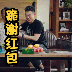 红包朱亚文跪谢认真搞笑谢谢老板gif动图_动态图_表情包下载_soogif