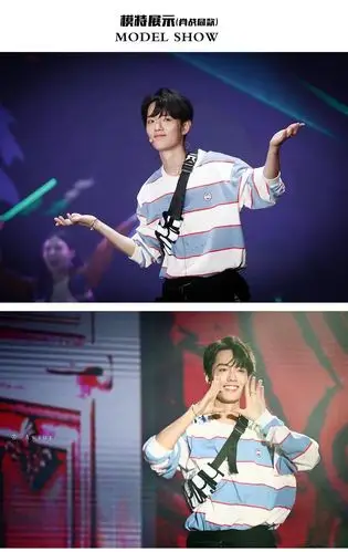 仙仙肖战同款条纹长袖t恤女学生韩版宽松2019秋季新款ins情侣装上衣服