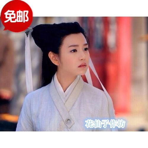 神雕侠侣陈妍希小龙女长飘带发簪古代头饰古风发饰