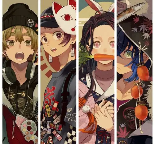 敲好看的四小只!(twi.makumakukawaii)