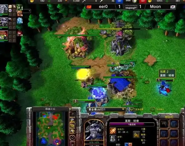 魔兽争霸3:专业组比赛结束,moon杀出死亡之组,赢得冠军