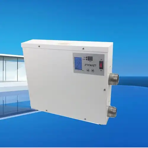 源头工厂游泳池浴缸电加热器恒温器泳池设备泡澡池浴池电加热器-阿里