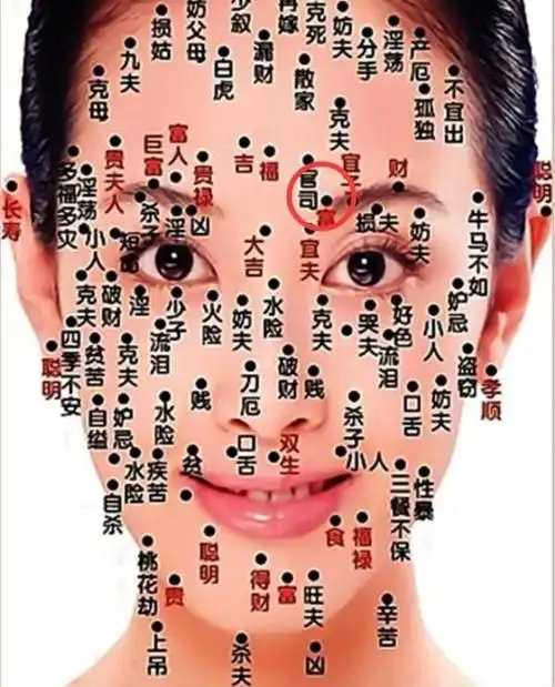 女人脸上十大吉痣(面部这些地方有痣的女性)_可可情感网