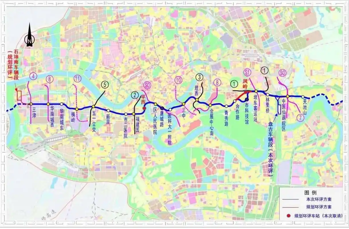 南宁地铁6号线一期工程线路走向和站点设置 南宁轨道交通6号线一期