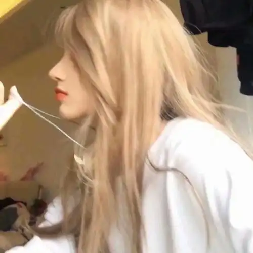 黄色系女生头像