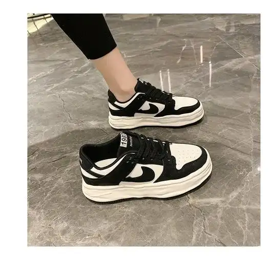 阿甘鞋女显脚小阿甘鞋女新款ins超火韩版休闲百搭厚底板鞋运动鞋