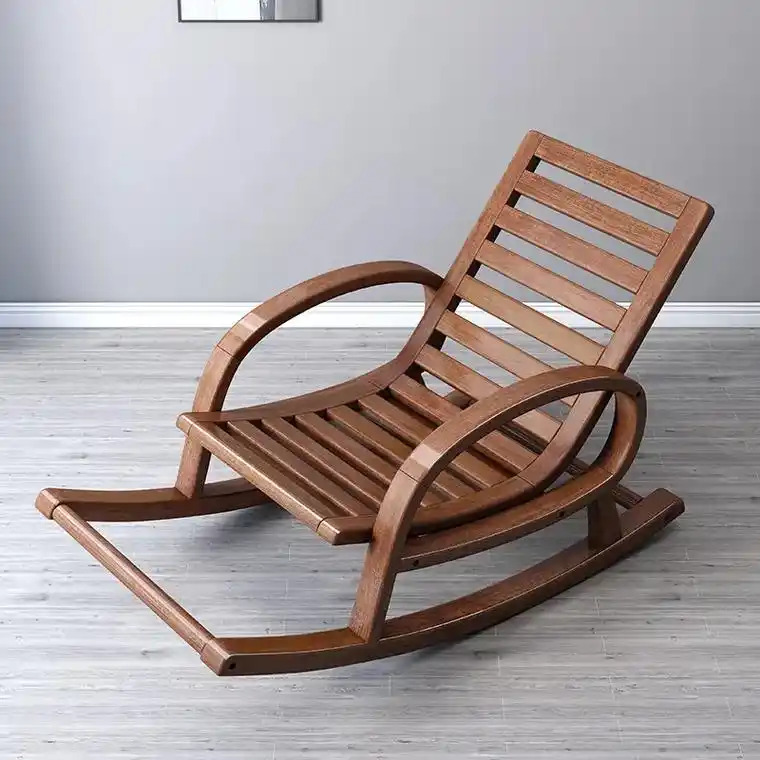 这款实木摇椅简直太舒适了!