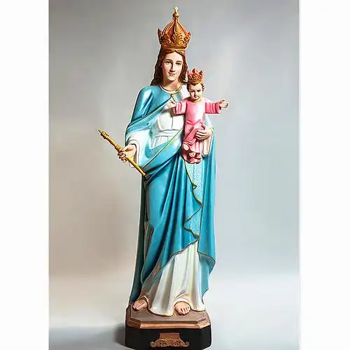 进教之佑圣母玛利亚像塑像宗教天主教创意圣物耶稣摆件树脂工艺品