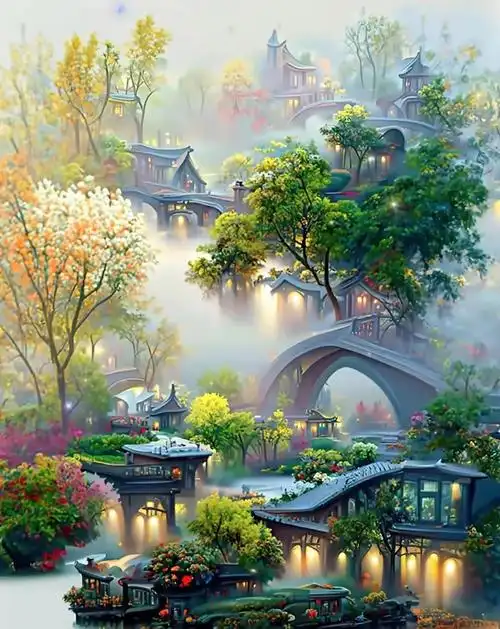 梦中的人间仙境,靓到爆镜!有生之年好想去一次!哪怕是梦游也好!