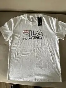 fila运动休闲字母大logo圆领短袖t恤 男女同款_阿里巴巴找货神器